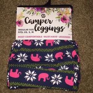 Camper print leggings